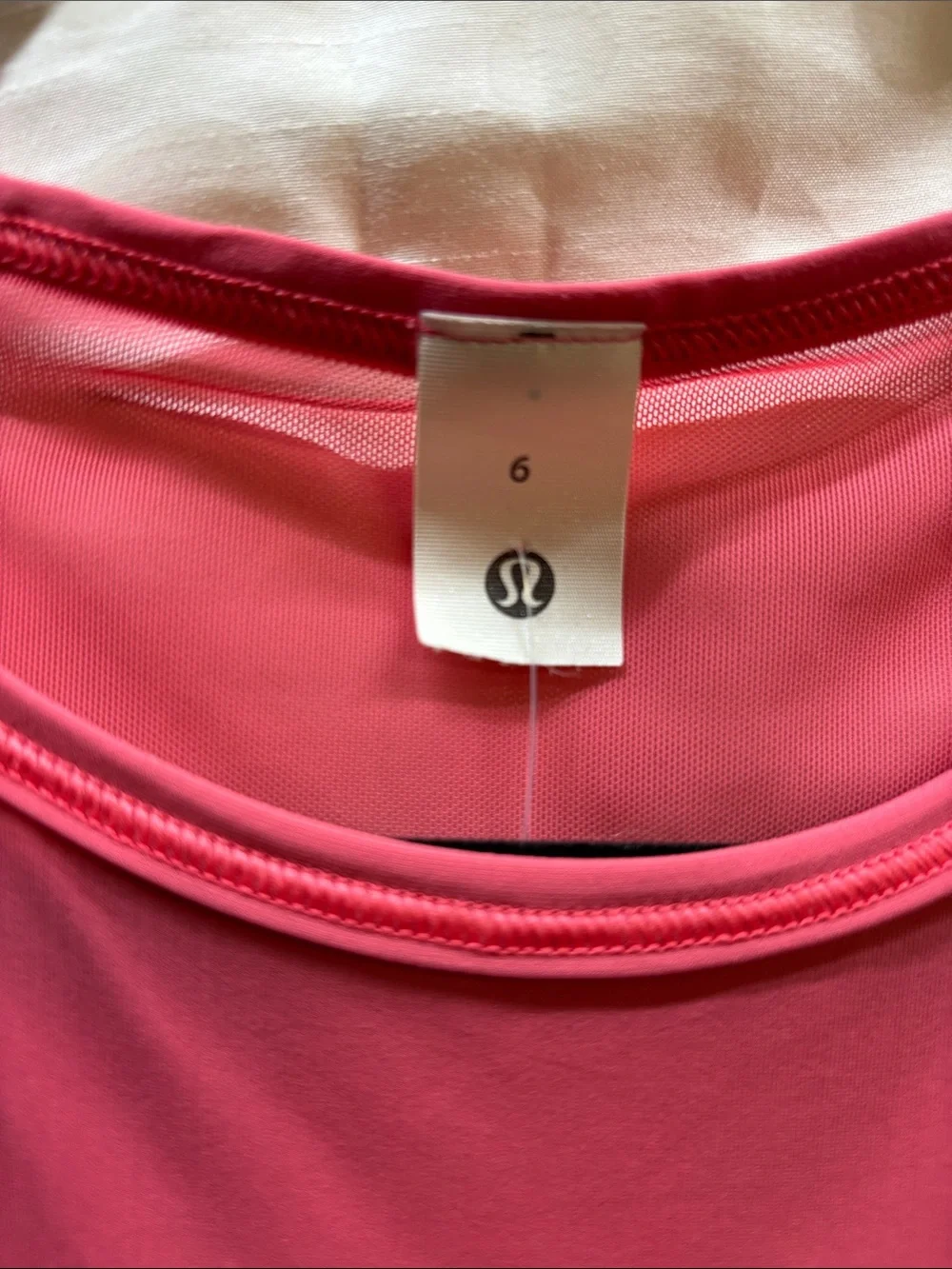 Lululemon Sculpt Short-Sleeve Shirt, likely in the color Sonic Pink- size 6